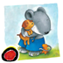 Miko Wants a Dog: An interactive kids bedtime story book about a mouse wanting a pet to play with and how he gets one by helping his neighbor, by Brigitte Weninger illustrated by Stephanie Roehe (iPad version; by Auryn Apps)